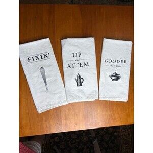 Red Land Cotton Tea Towels